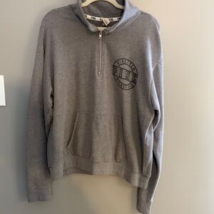 Pink brand quarter zip size large